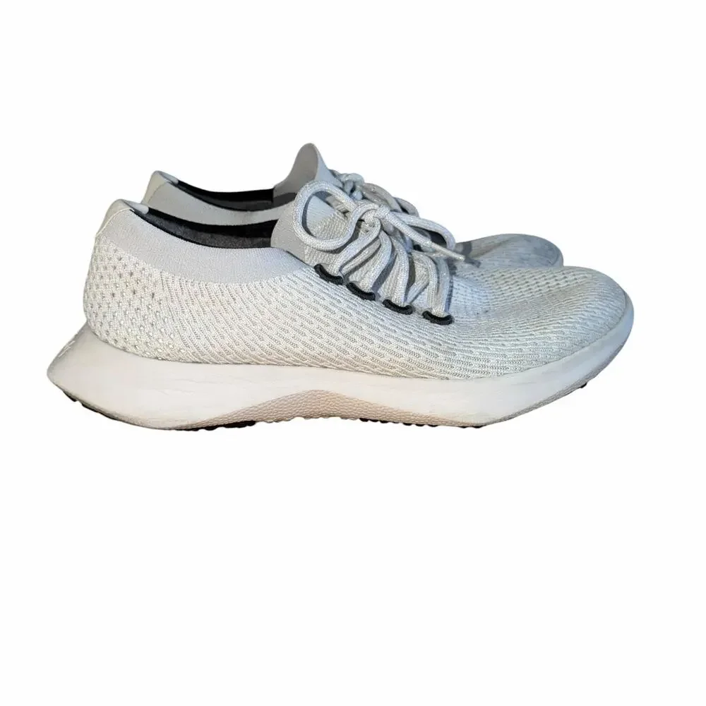 Allbirds Tree Dasher Running Shoes White Men’s US 12 Wool Sneakers